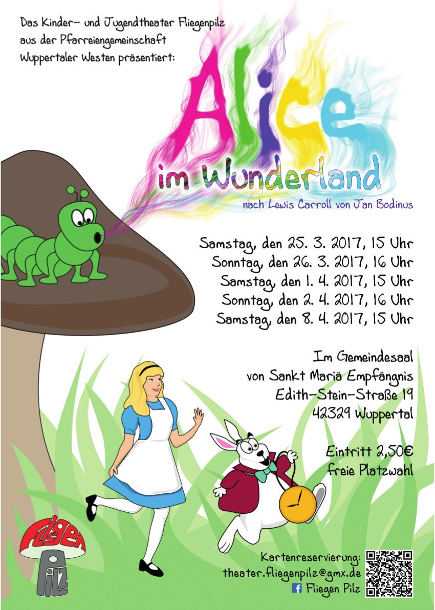 Plakat 2017 Alice im Wunderland (c) J. Budschun